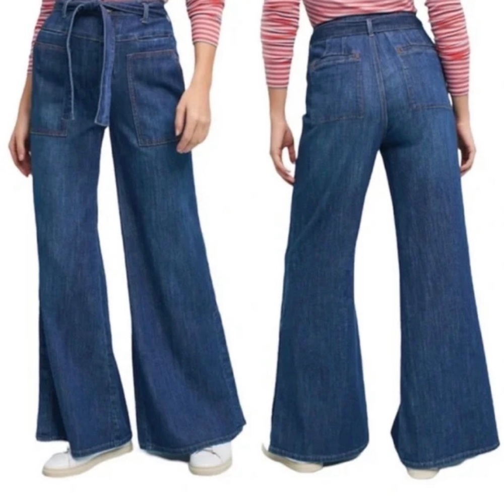 Anthropologie Pilcro Wide Leg Denim